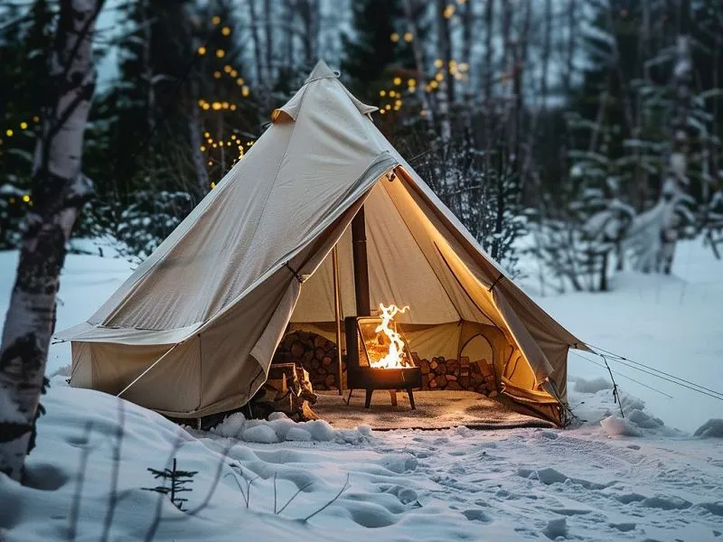 Egyszemélyes vászonsátor